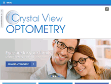 Tablet Screenshot of crystalviewoptometry.com